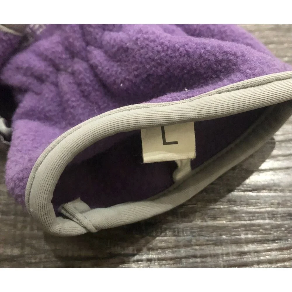 The North Face Girls Youth Large Purple Denali Etip Gloves